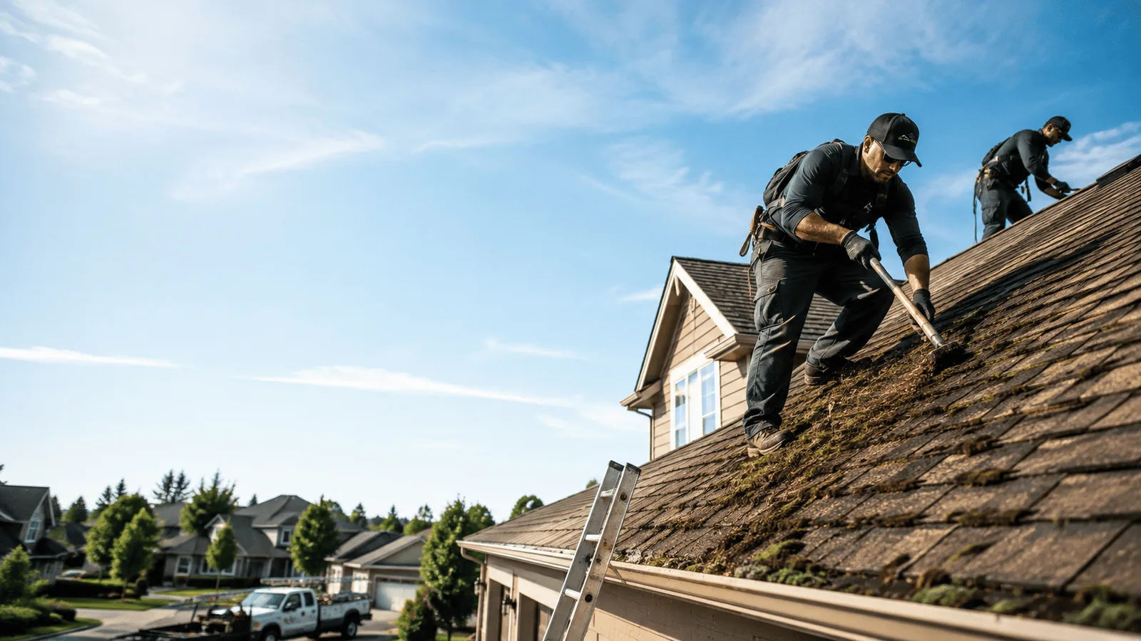 Roof Moss Removal in Laura, IL near me